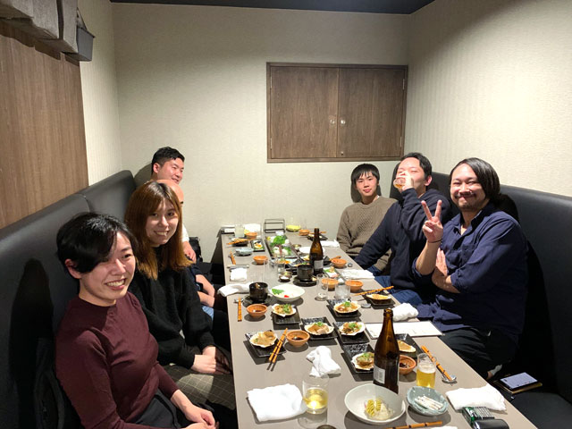 懇親会